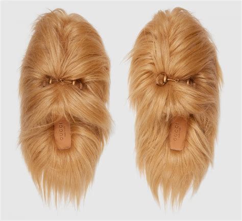 how much is gucci slippers|Gucci chewbacca slippers.